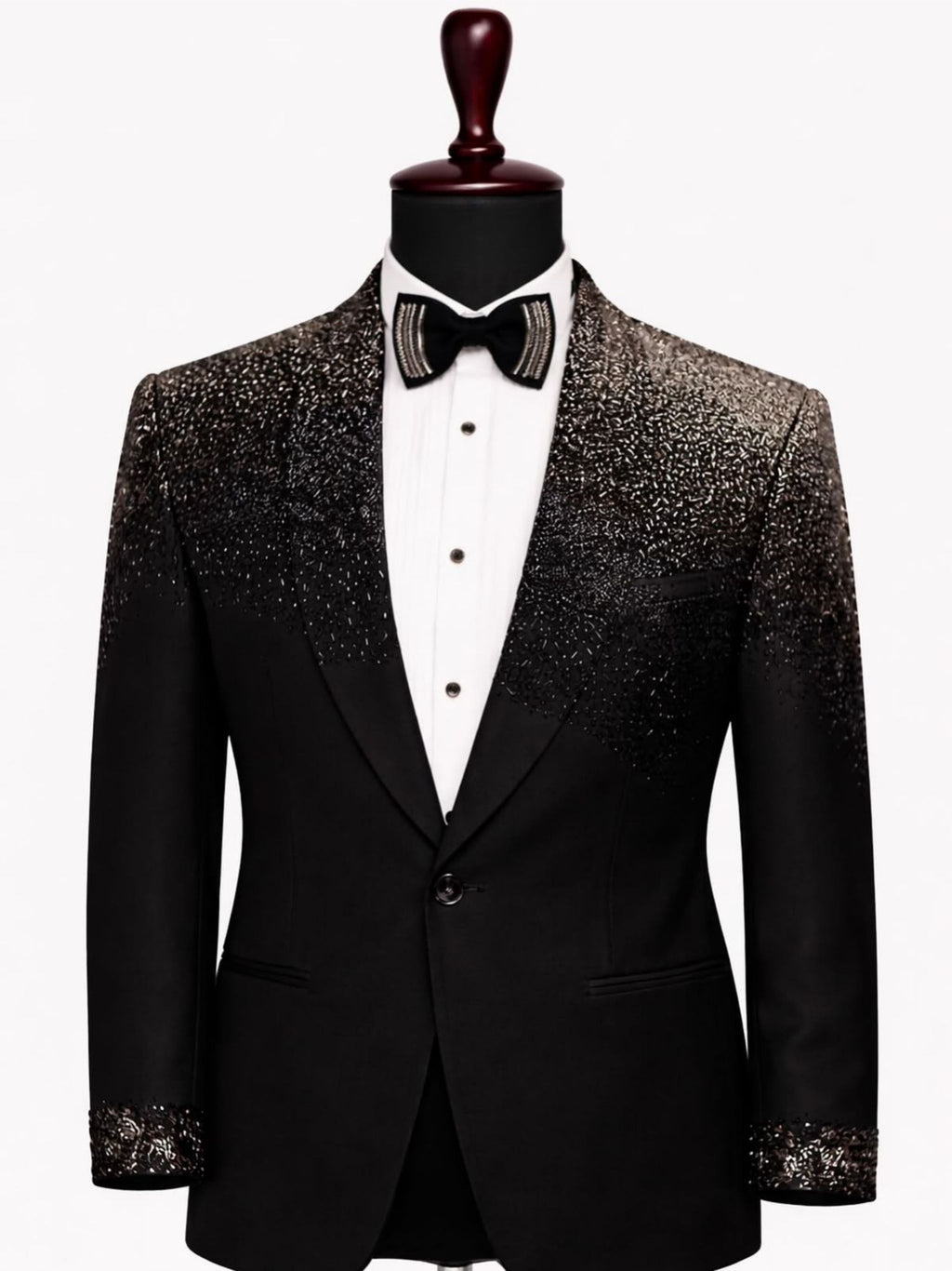 Mr.Suit Midnight Crystal Black Tuxedo