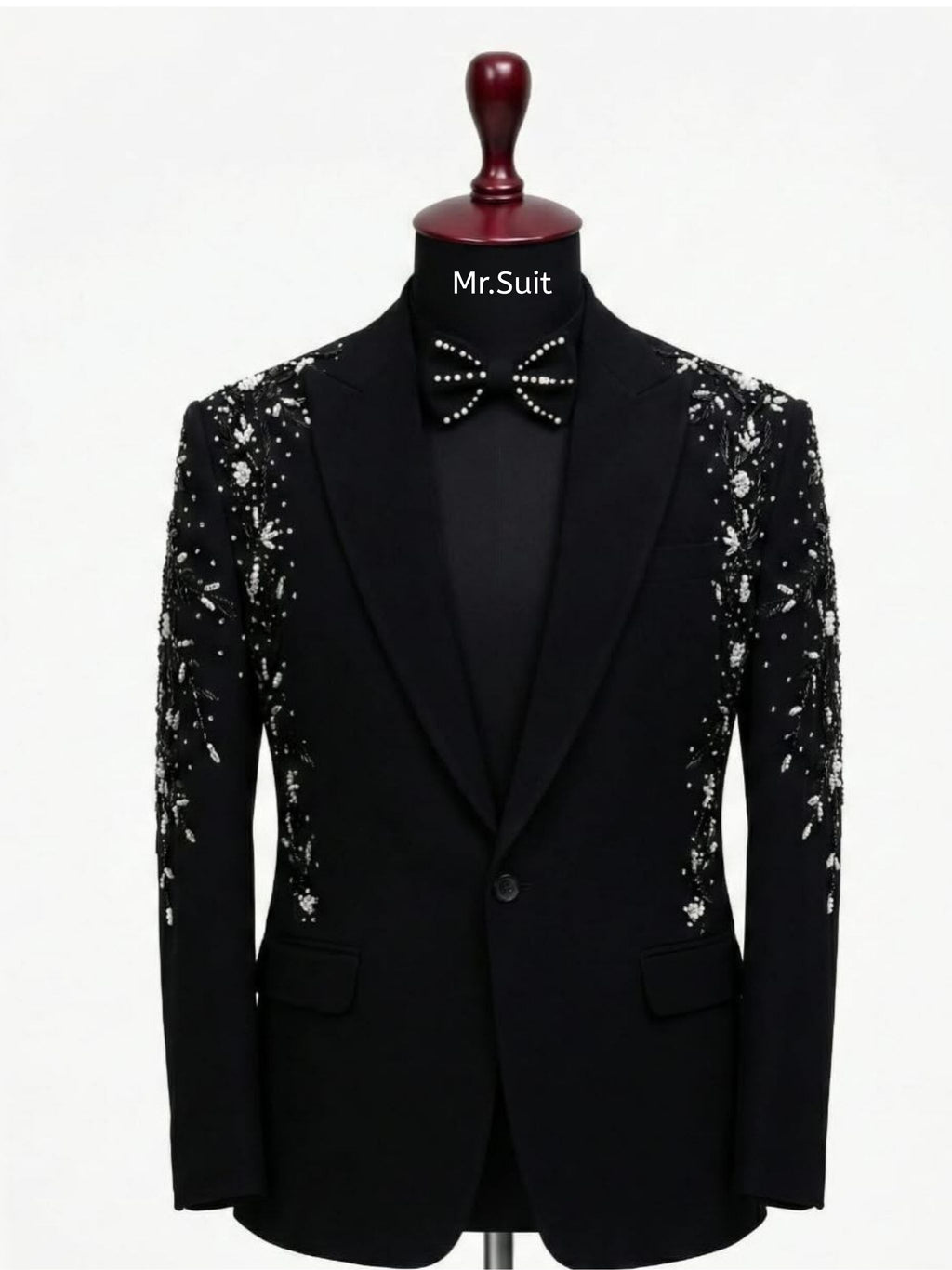 Mr.Suit Midnight Sparkle Embellished Tuxedo