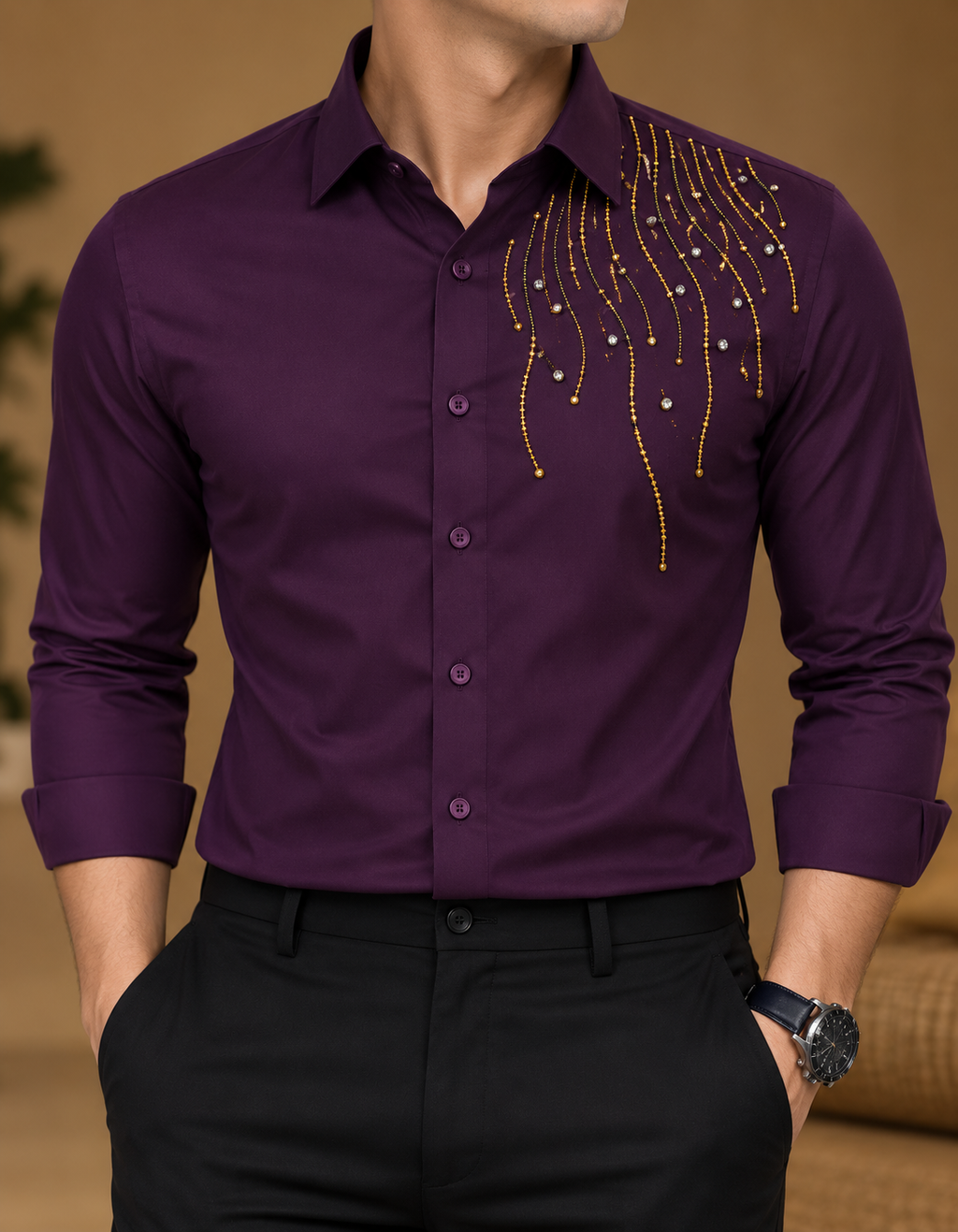 Handwork Embroidered Shirt