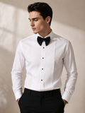 Premium Pleated Shirt – White