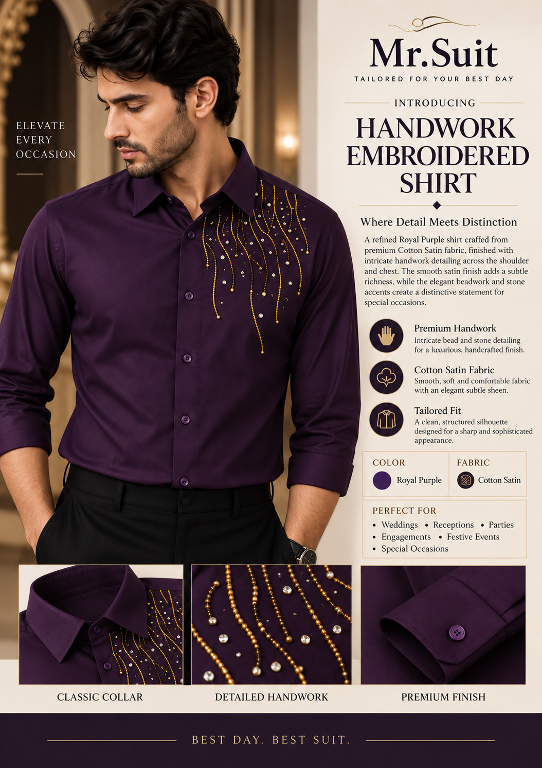 Handwork Embroidered Shirt